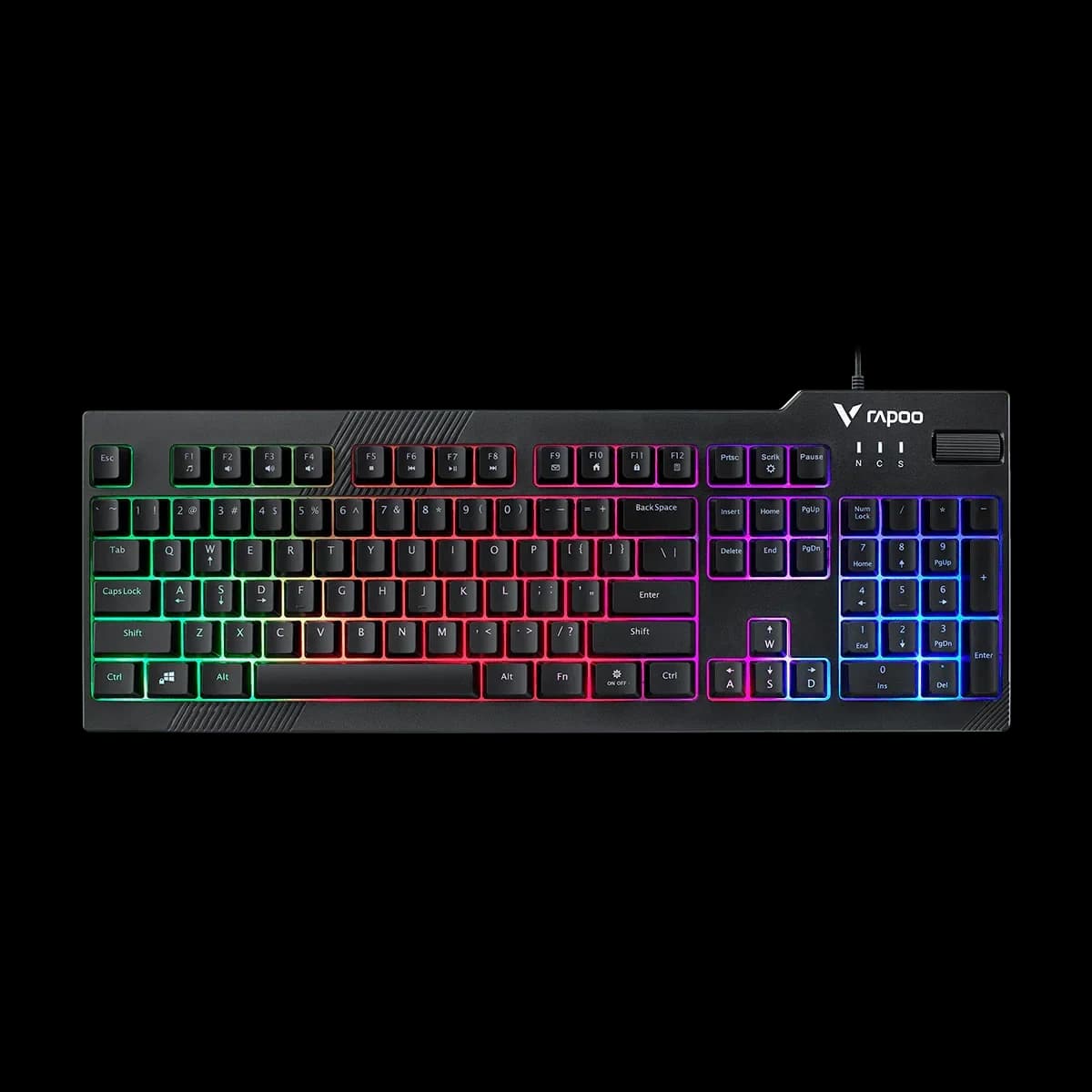 كيبورد ألعاب RAPOO VPRO V50S MEMBRANE BACKLIT GAMING KEYBOARD