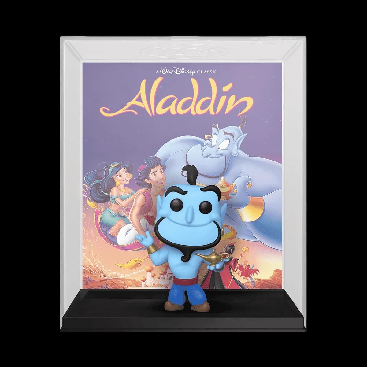 مجسم فانكو بوب! ديزني: Aladdin #14: Génie avec lampe - VHS Cover
