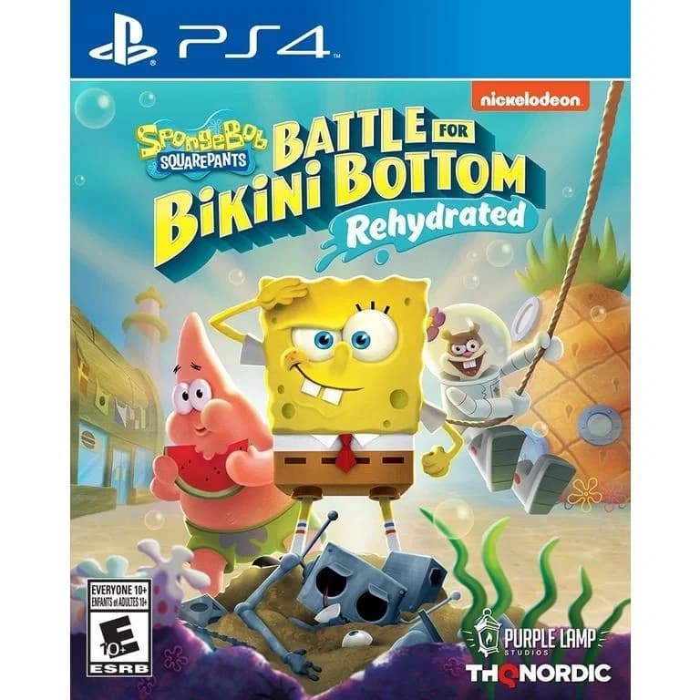 سبونج بوب: معركة قاع الهامور ريهايدريتد – SpongeBob SquarePants: Battle for Bikini Bottom Rehydrated لجهاز PS4