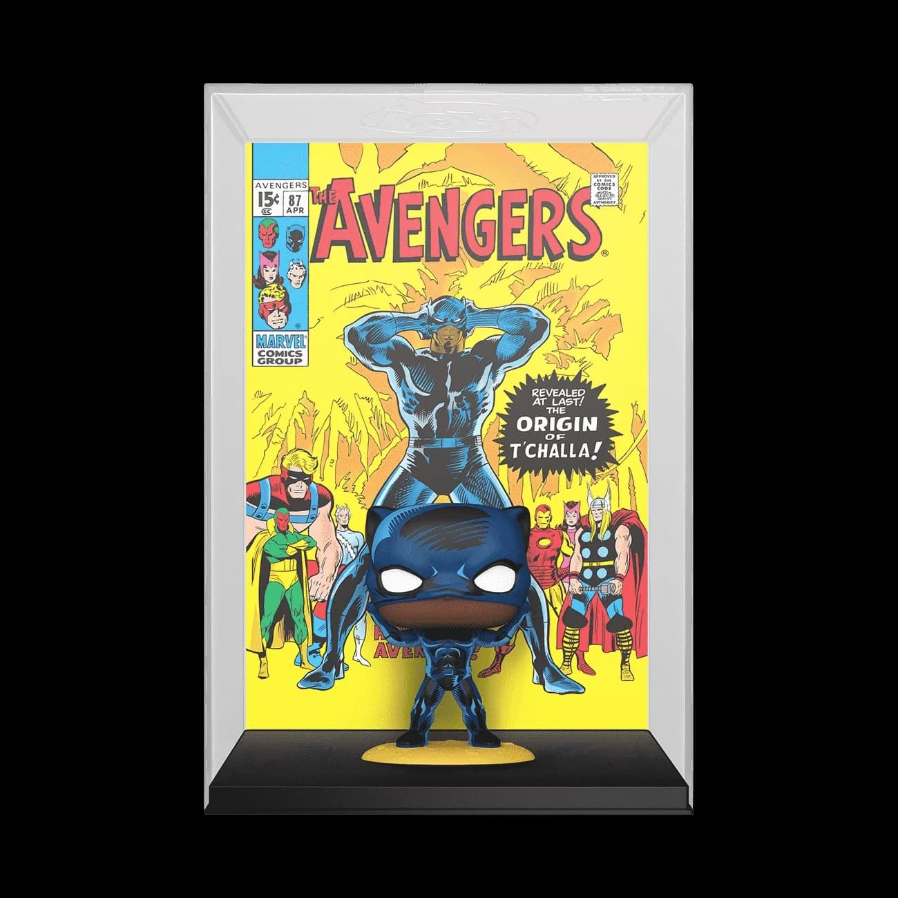 مجسم فانكو بوب! مارفل كوميكس #36: Black Panther - غطاء هزلي