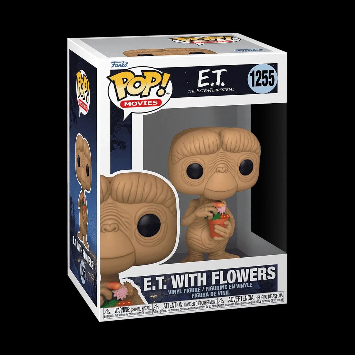 مجسم فانكو بوب! E.T. l'Extra-terrestre #1255: E.T. avec les fleurs