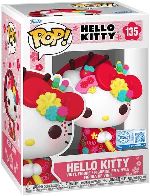 مجسم فانكو بوب! سانريو #135: Hello Kitty en Kimono
