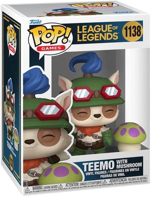 مجسم فانكو بوب! League of Legends #1138: Teemo avec champignon