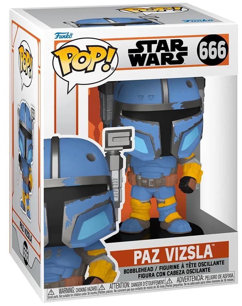 مجسم فانكو بوب! Star Wars : Le Mandalorien #666: Paz Vizsla