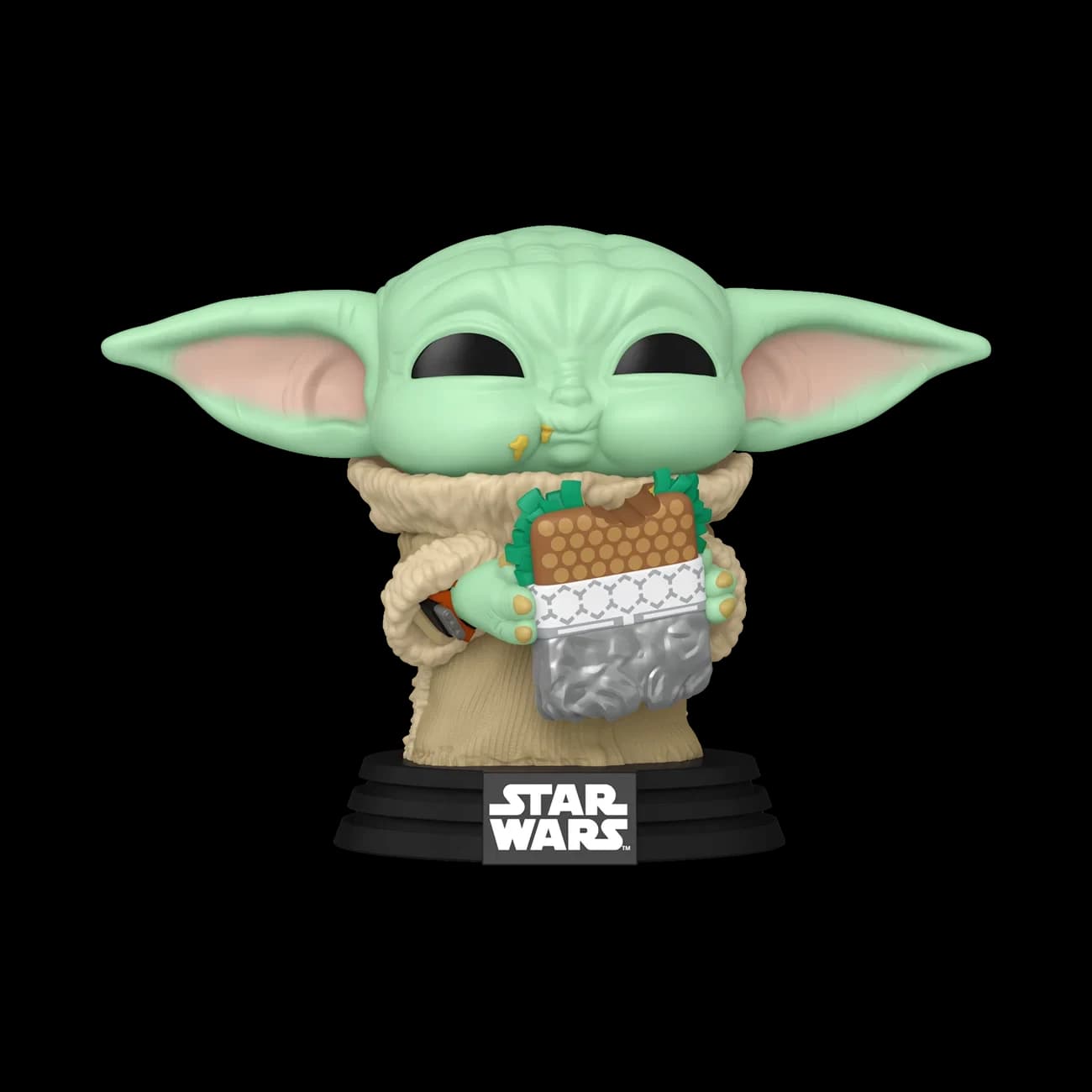 مجسم فانكو بوب! Star Wars : The Mandalorian & Grogu #841: Grogu avec Nourriture