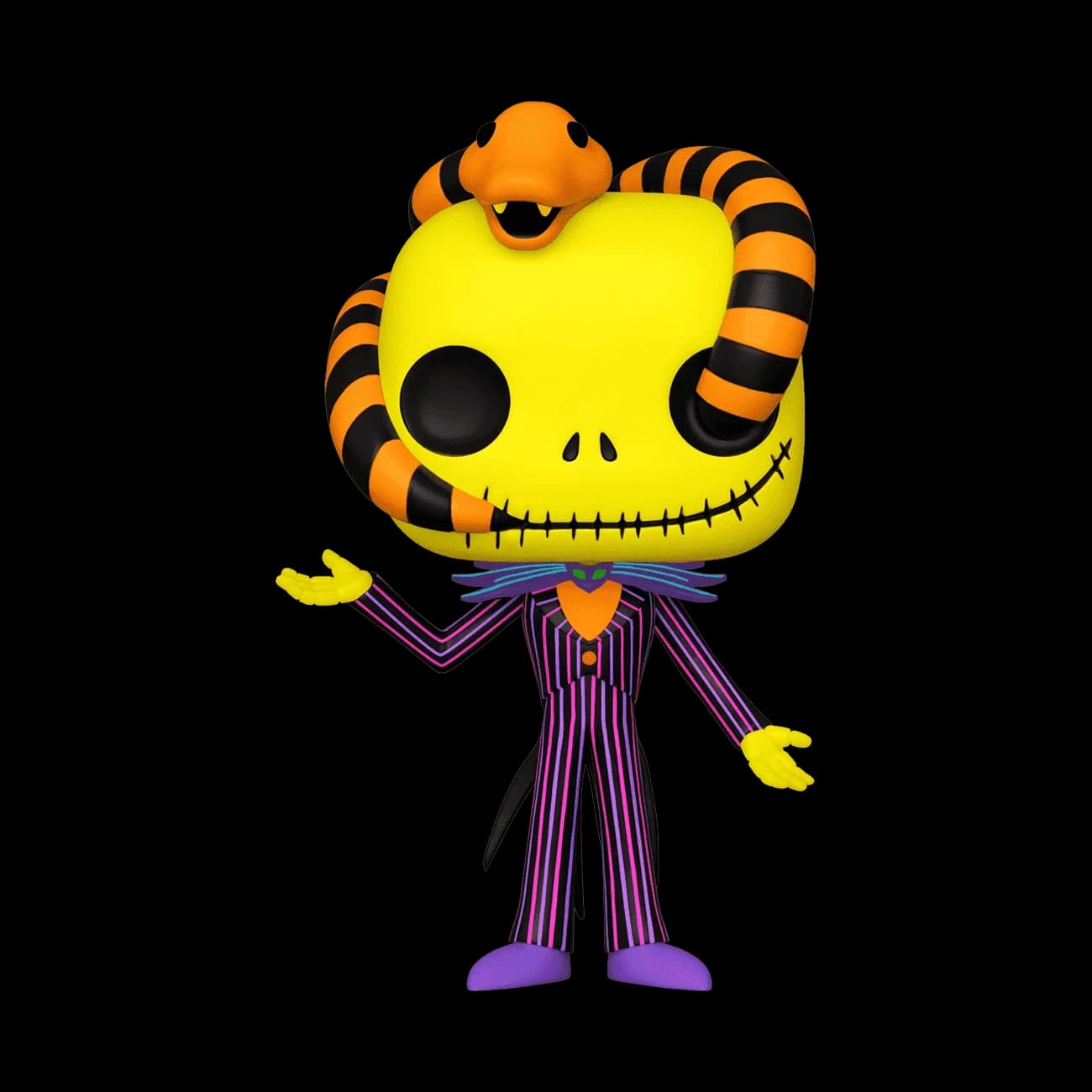 مجسم فانكو بوب! ديزني: كابوس قبل عيد الميلاد #717: Jack Skellington avec serpent