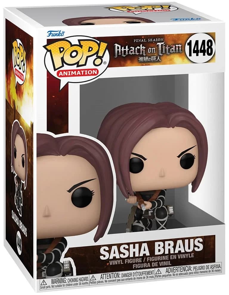 مجسم فانكو بوب! L'Attaque des Titans (SNK) #1448: Sasha Braus