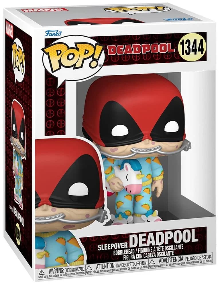 مجسم فانكو بوب! ديدبول #1344: Soirée Pyjama Deadpool