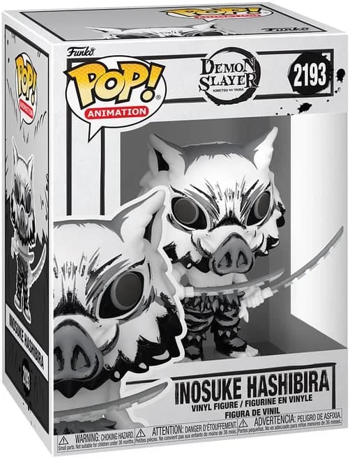 مجسم فانكو بوب! قاتل الشياطين #2193: Inosuke Hashibira - Sumi-Ink