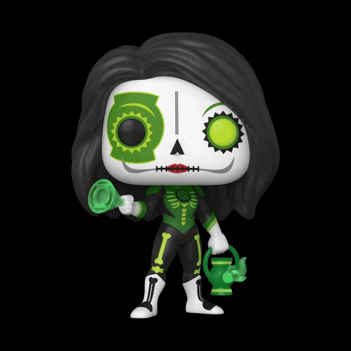 مجسم فانكو بوب! دي سي سوبر هيروز #411: Green Lantern (Jessica Cruz) - Dia De Los DC