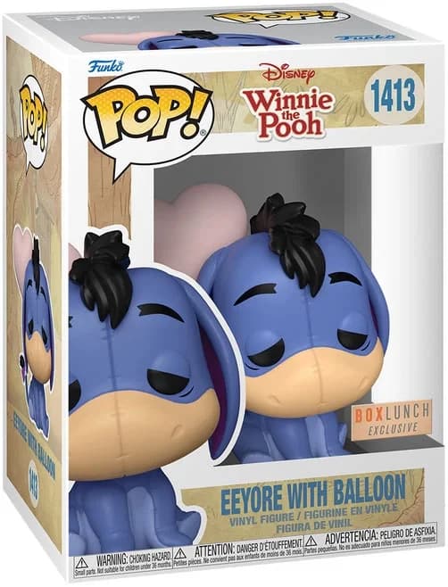 مجسم فانكو بوب! ديزني: Winnie l'Ourson #1413: Bourriquet avec Ballon