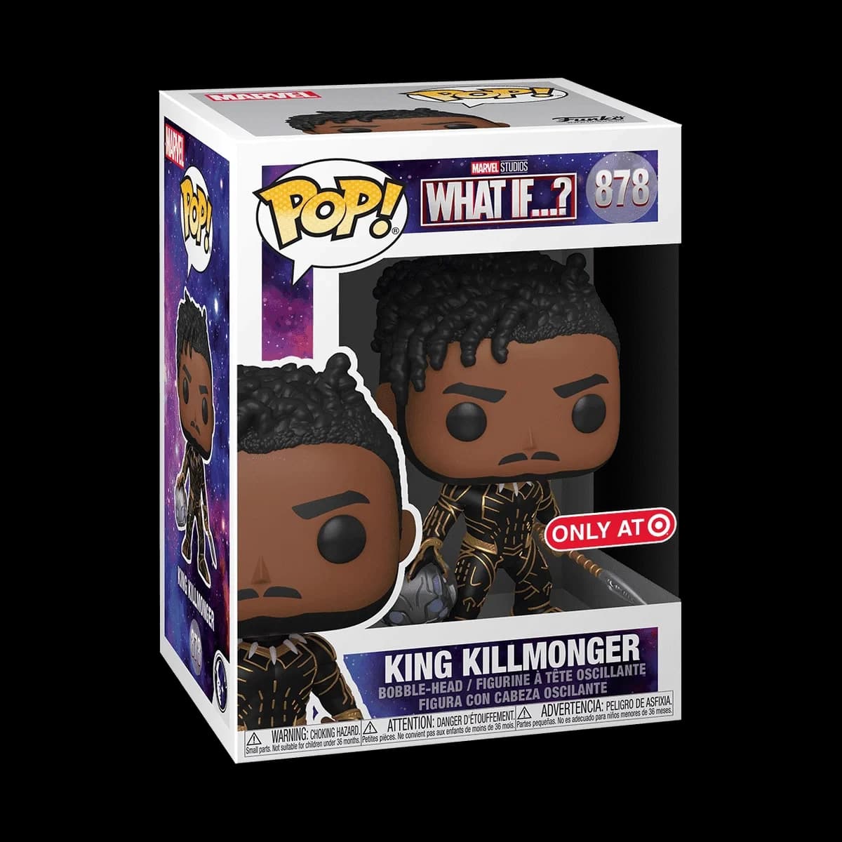 مجسم فانكو بوب! مارفل ماذا لو...؟ #878: King Killmonger
