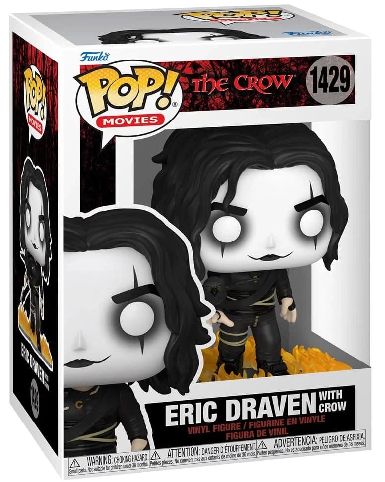 مجسم فانكو بوب! The Crow #1429: Eric Draven avec Corbeau