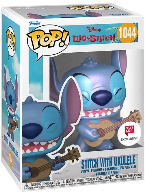 مجسم فانكو بوب! ديزني: ليلو وستيتش #1044: Stitch avec ukulélé