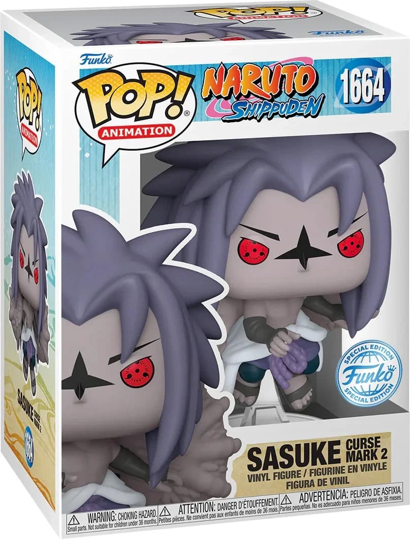 مجسم فانكو بوب! ناروتو #1664: Sasuke - Marque Maudite 2