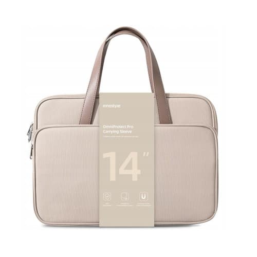 INNOSTYLE - OMNIPROTECT PRO LAPTOP SLEEVE GENTLE SAND - 14 INCH