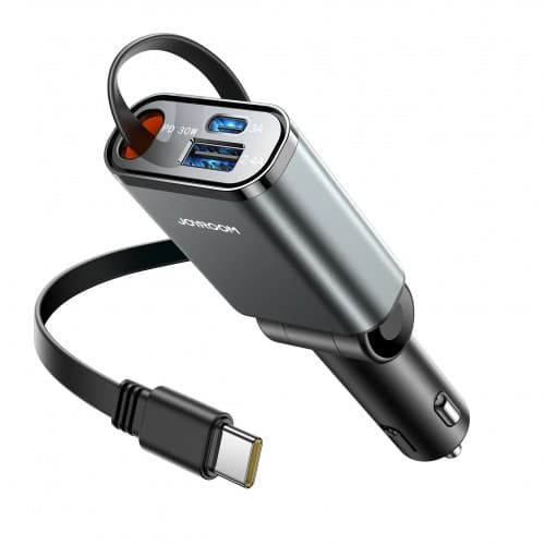 JOYROOM - JR-CCL07 - 3 IN 1 RETRACTABLE CAR CHARGER