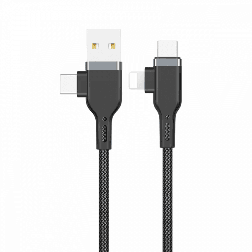 WIWU PT06 PLATINUM CABLE USB-C /A TO TYPE-C LIGHTINING ( 0.3 m )