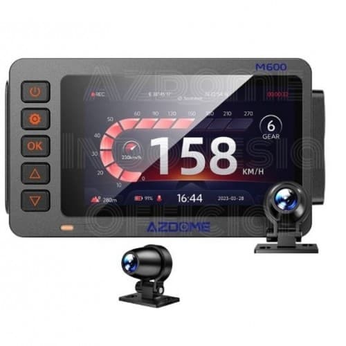 DASH CAM - AZDOME M600 MOTOCYCLE 2CH 1080P - للدراجات النارية